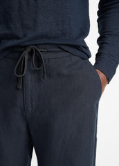 VINCE | Lightweight Hemp Pant in Trousers - COASTAL BLUE