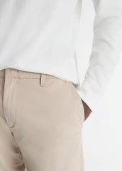 VINCE | Dylan Slim Cotton Chino Pant in Trousers - CAHUENGA KHAKI