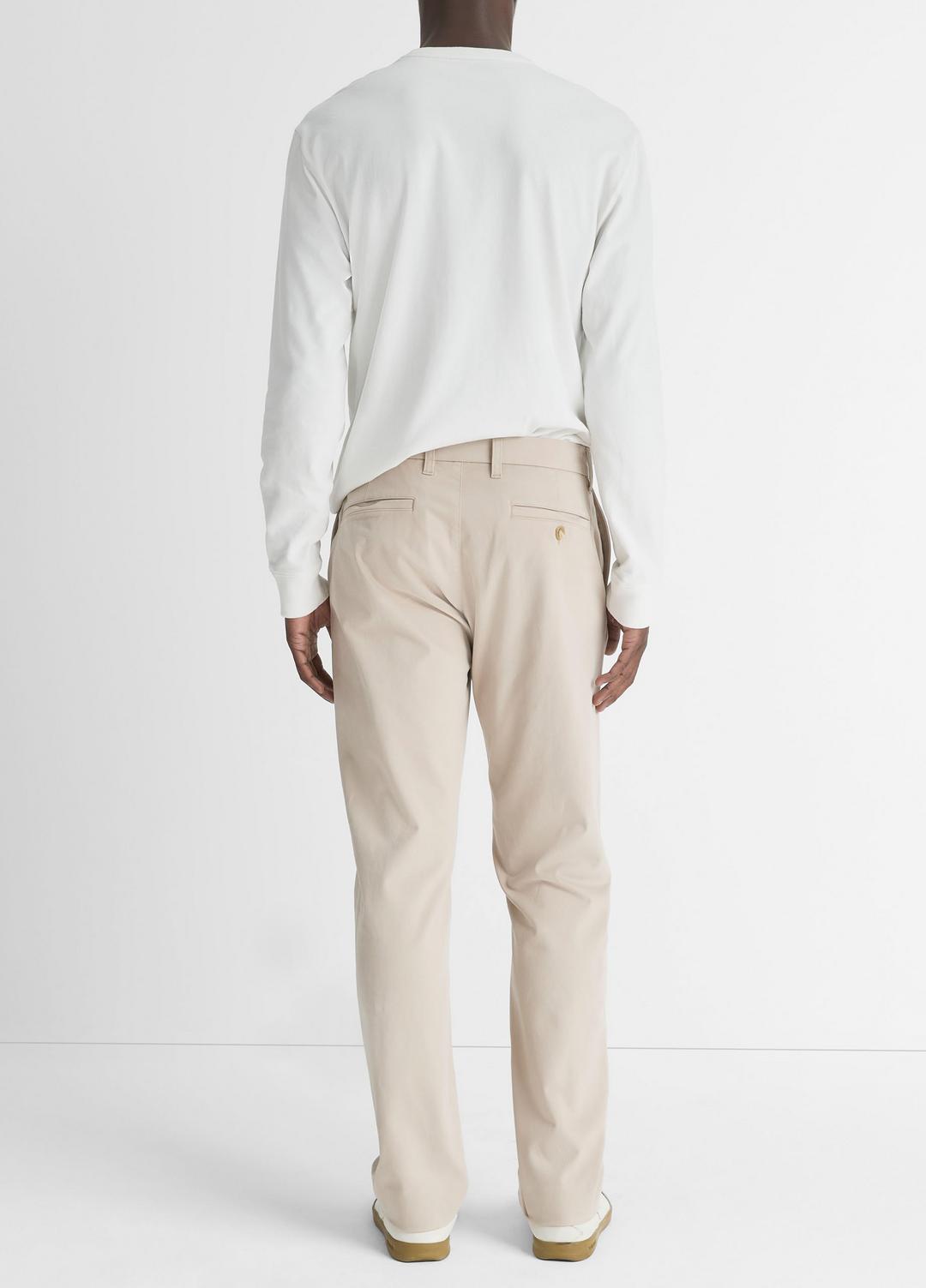 VINCE | Dylan Slim Cotton Chino Pant in Trousers - CAHUENGA KHAKI