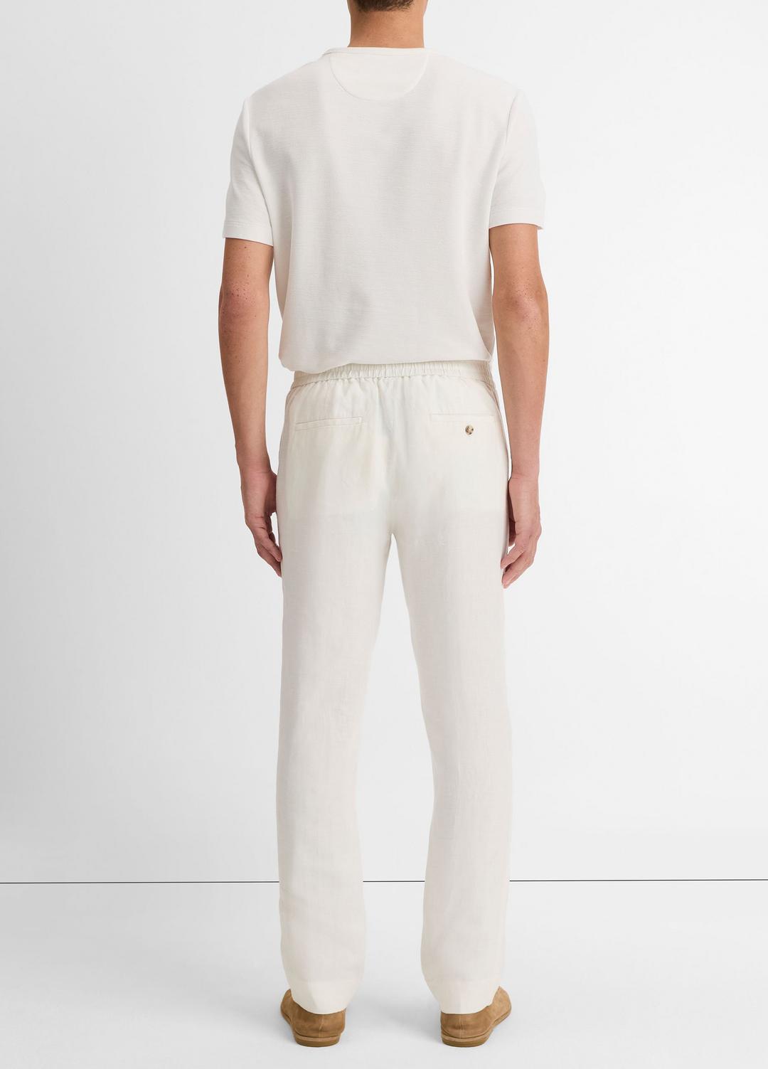 VINCE | Lightweight Hemp Pant in Trousers - BONE