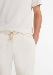 VINCE | Lightweight Hemp Pant in Trousers - BONE