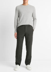 VINCE | Owen Athletic Wool Suiting Pant in Trousers - BLACK
