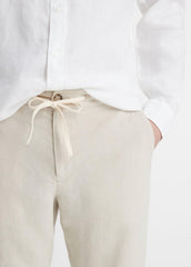 VINCE | Lightweight Hemp Pant in Trousers - PUMICE ROCK