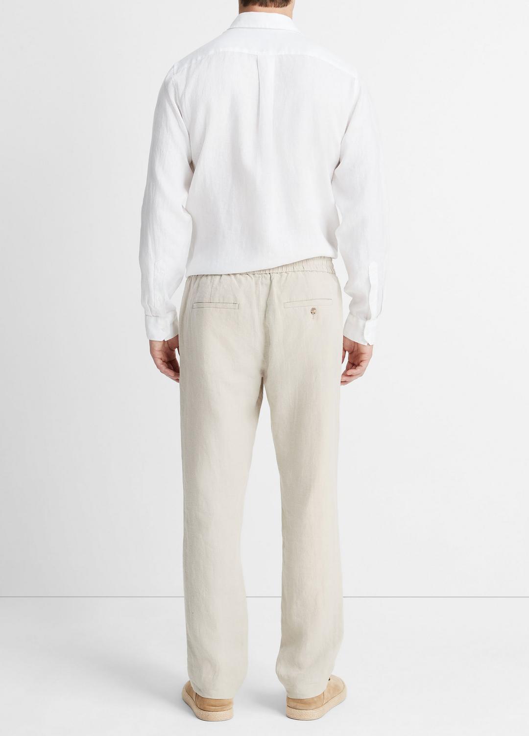 VINCE | Lightweight Hemp Pant in Trousers - PUMICE ROCK