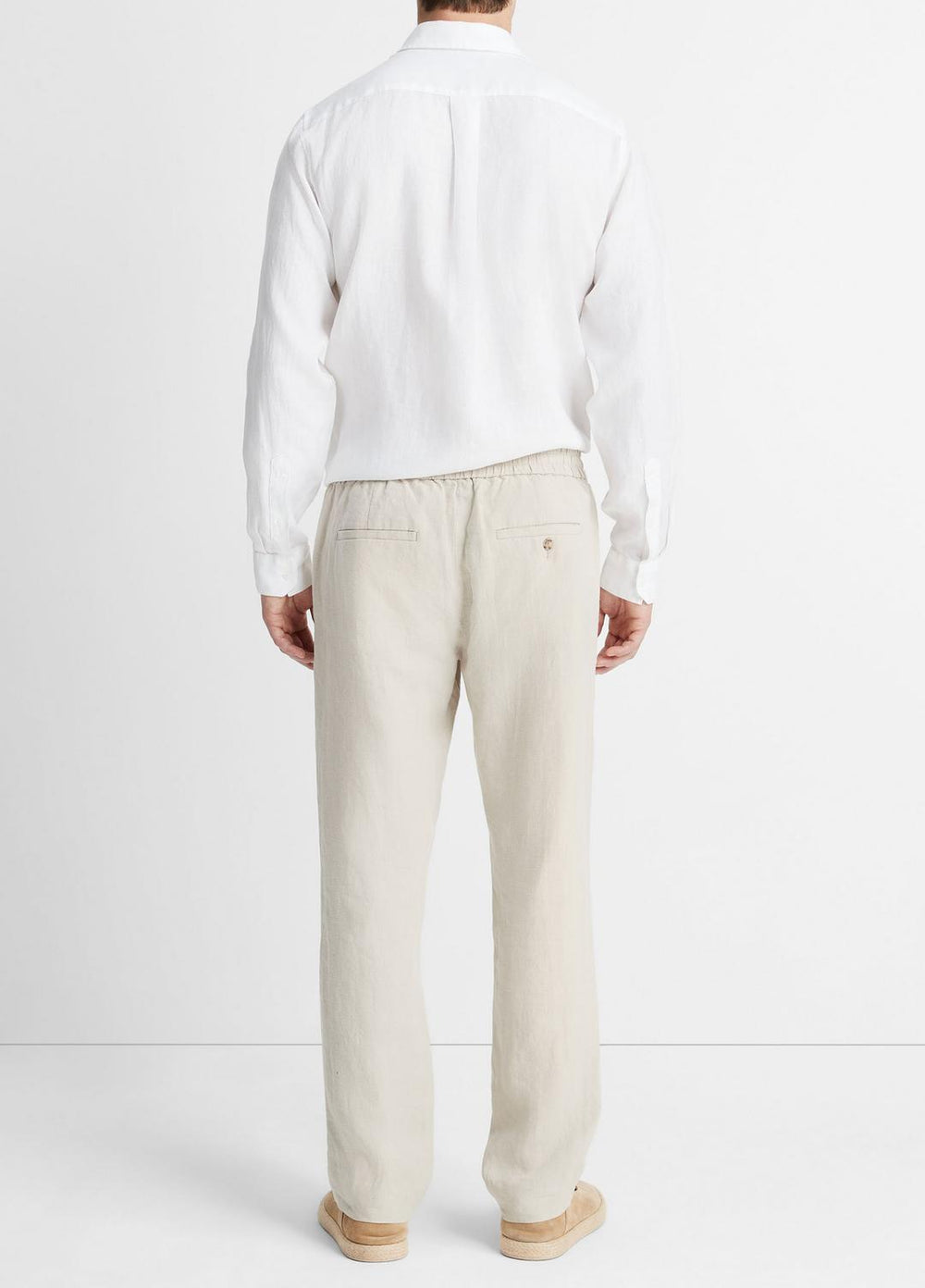 VINCE | Lightweight Hemp Pant in Trousers - PUMICE ROCK