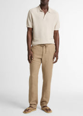 VINCE | Lightweight Hemp Pant in Trousers - TEAK