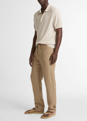 VINCE | Lightweight Hemp Pant in Trousers - TEAK