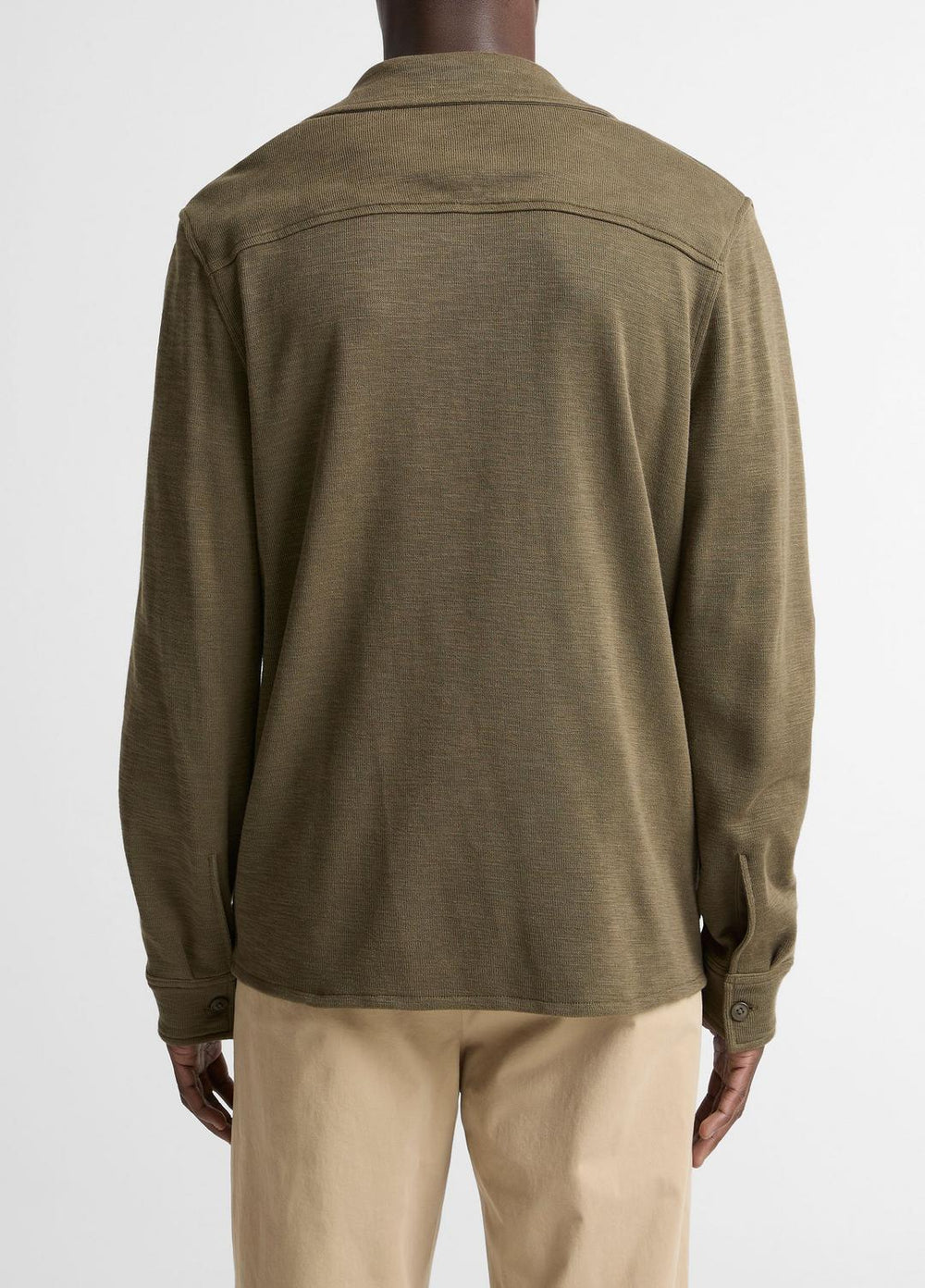 VINCE | Double-Slub Cotton-Blend Shirt Jacket in Jackets - MOSS