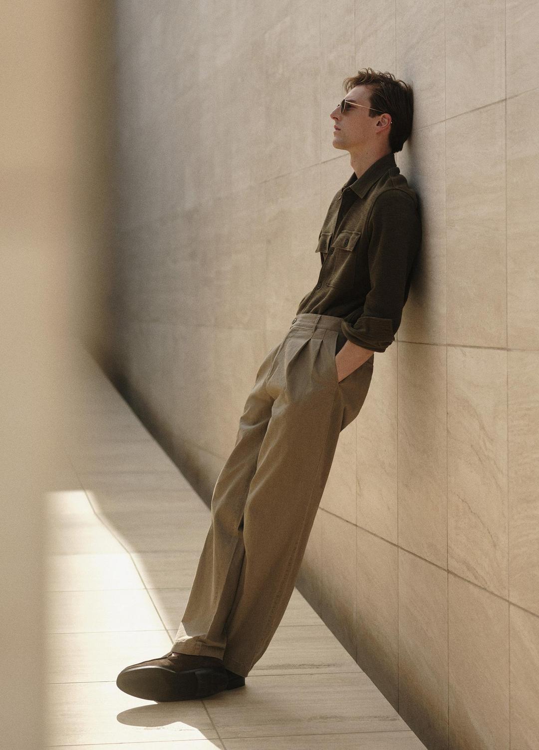 VINCE | Double-Slub Cotton-Blend Shirt Jacket in Jackets - MOSS