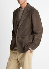 VINCE | Suede Blazer in Blazers - DOWNTOWN