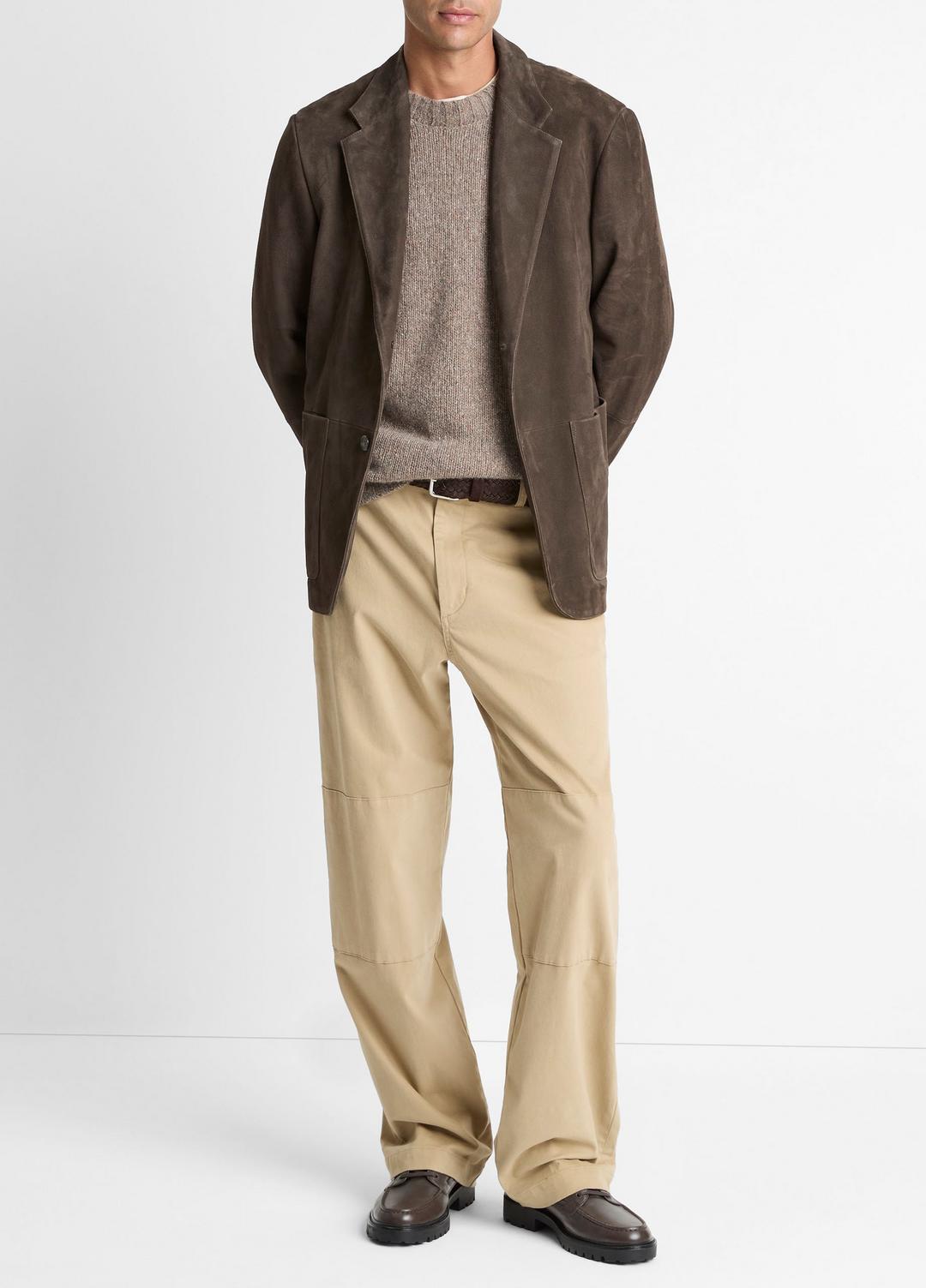 VINCE | Suede Blazer in Blazers - DOWNTOWN