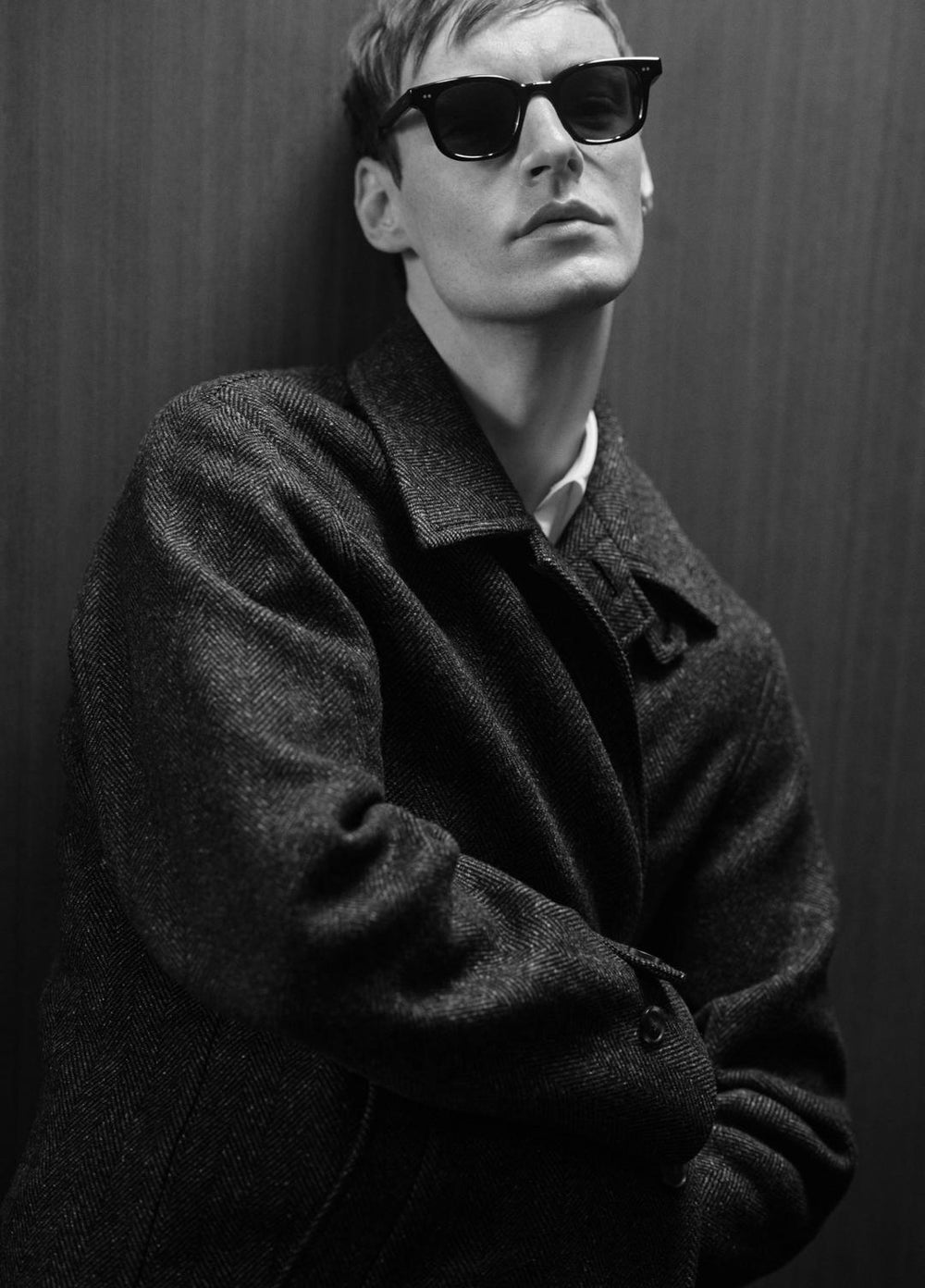 VINCE | Italian Wool-Blend Balmacaan Coat in Coats - HEATHER CHARCOAL