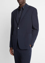 VINCE | Stretch-Wool Relaxed Sport Coat in Blazers - COASTAL BLUE