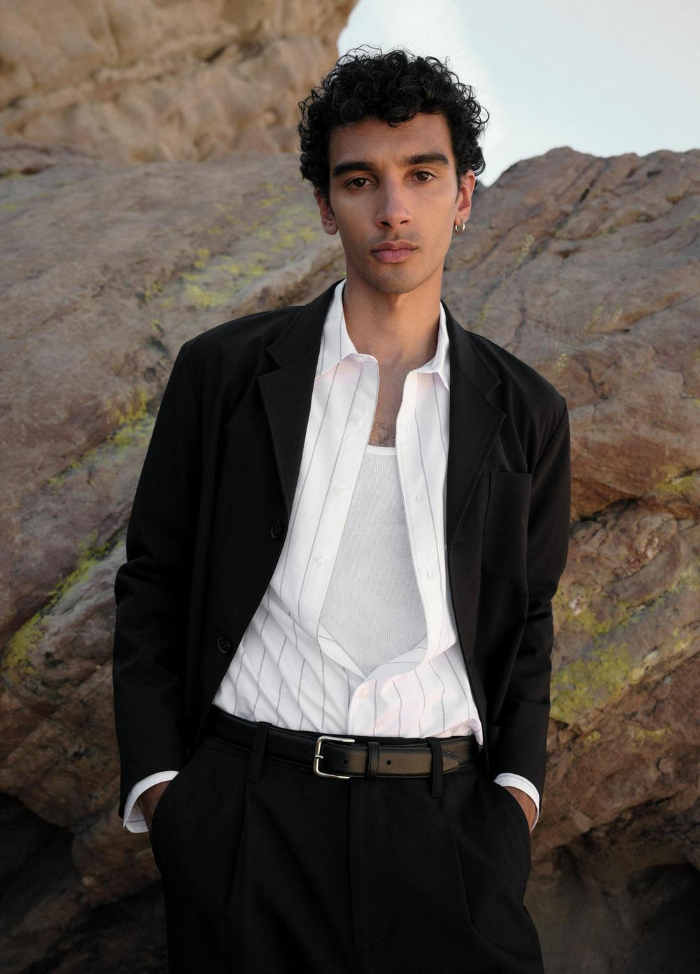 VINCE | Tailored Utility Blazer in Blazers - BLACK