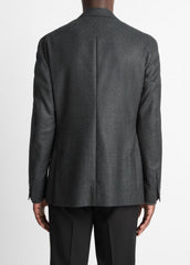 VINCE | Wool Relaxed Sport Coat in Blazers - CHARCOAL