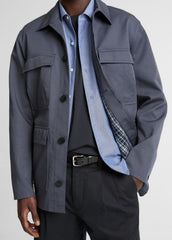 VINCE | Brushed Cotton Twill Chore Coat in Coats - STUDIO