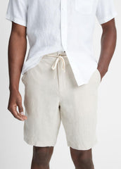 VINCE | Hemp Drawstring Short in Shorts - PUMICE ROCK