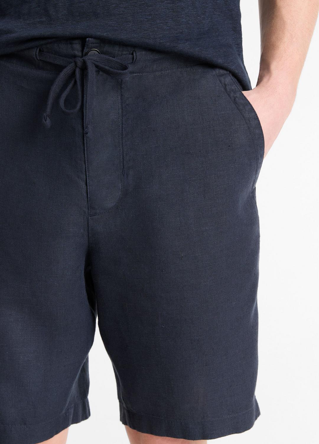 VINCE | Hemp Drawstring Short in Shorts - COASTAL BLUE