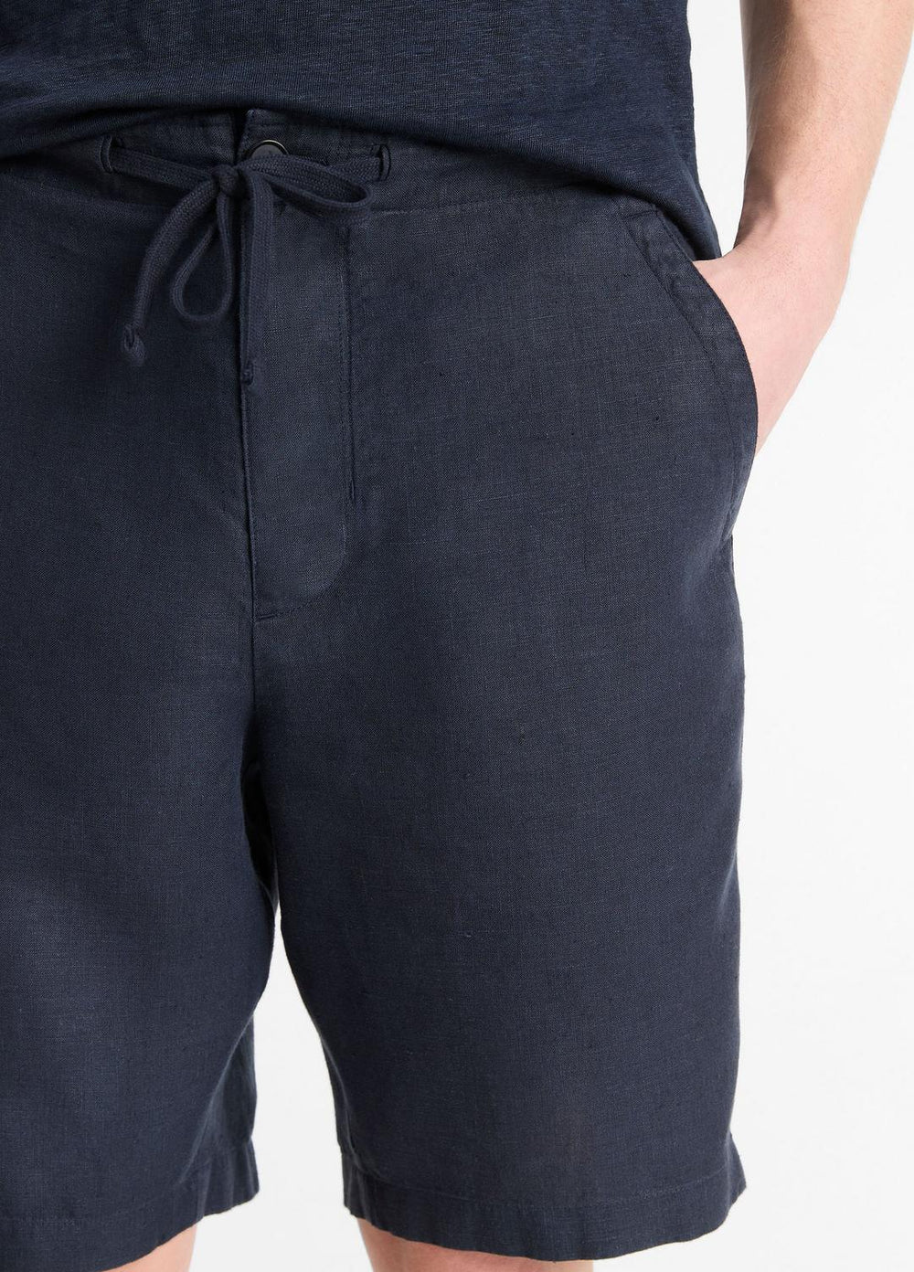 VINCE | Hemp Drawstring Short in Shorts - COASTAL BLUE