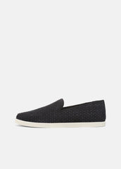 VINCE | Sonoma Woven Suede Loafer in Loafers - COASTAL BLUE
