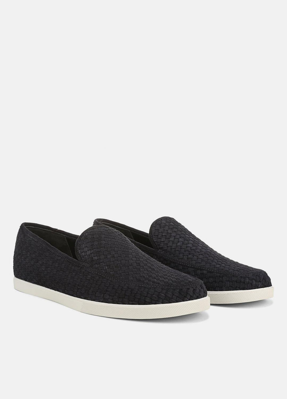 VINCE | Sonoma Woven Suede Loafer in Loafers - COASTAL BLUE