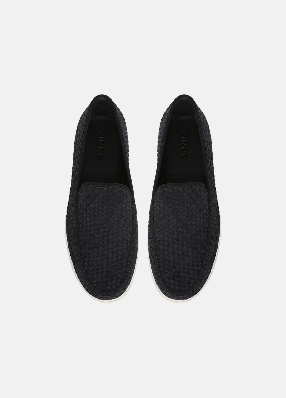 VINCE | Sonoma Woven Suede Loafer in Loafers - COASTAL BLUE