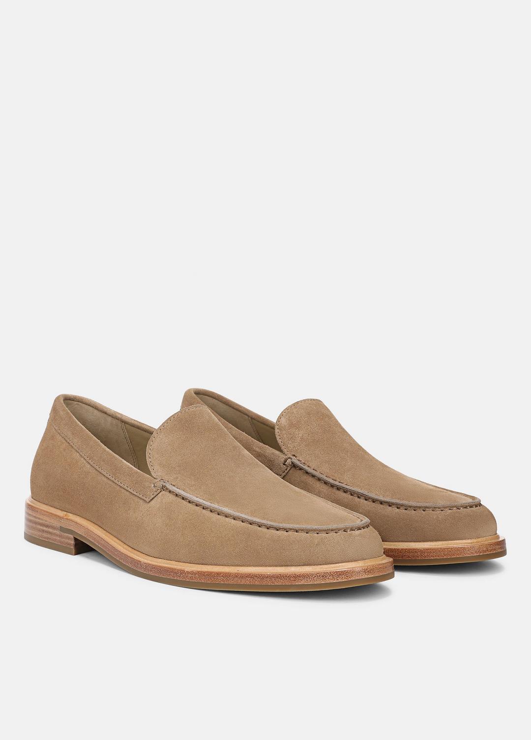 VINCE | Grant Suede Loafer in Loafers - NEW CAMEL