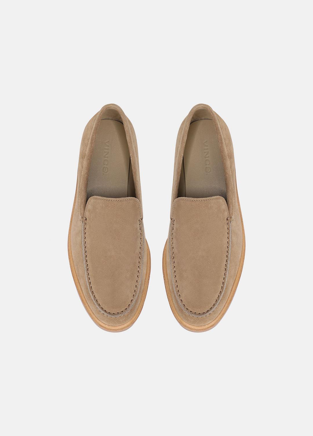VINCE | Grant Suede Loafer in Loafers - NEW CAMEL