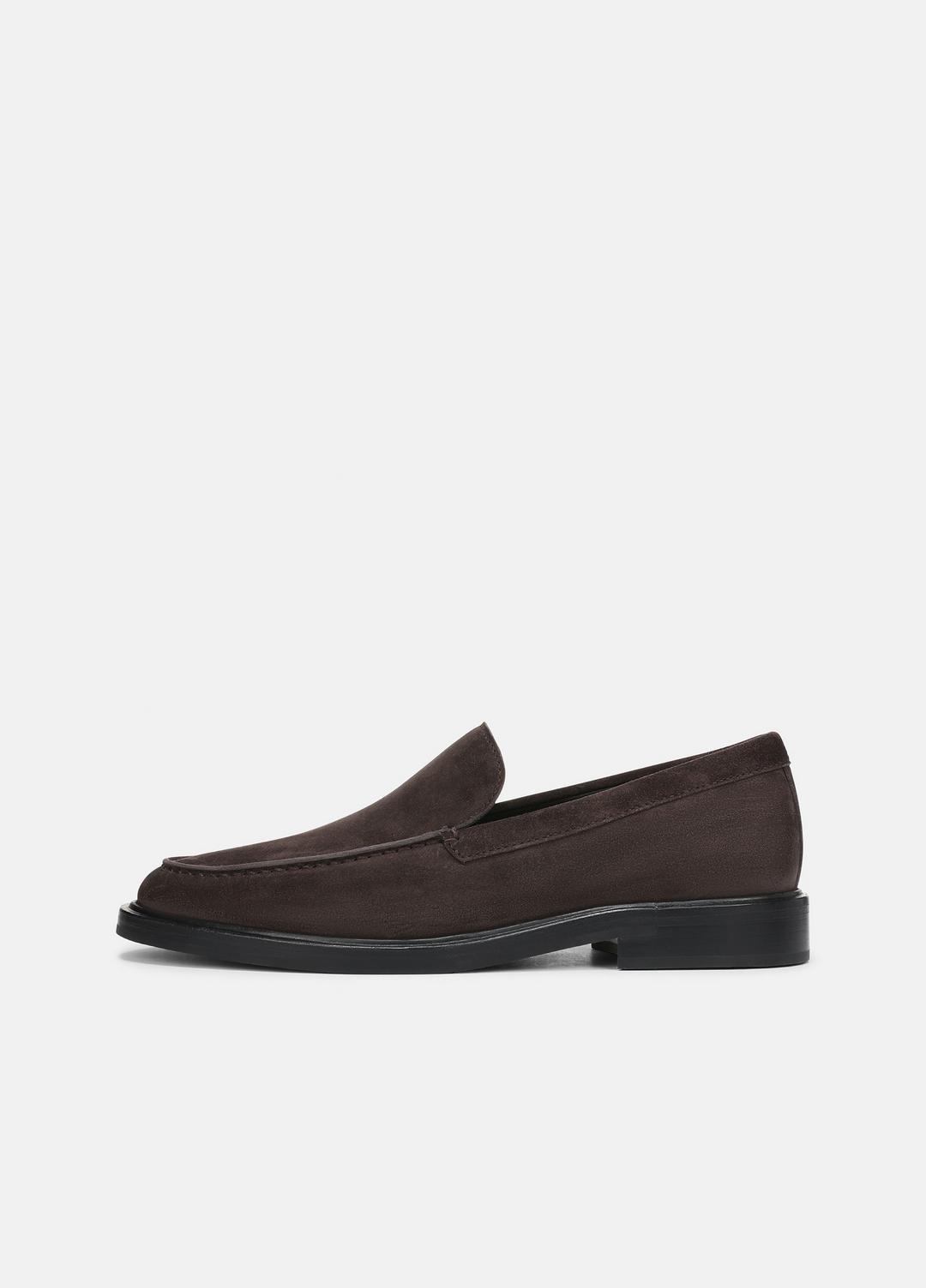 VINCE | Grant Suede Loafer in Loafers - COCOA BROWN
