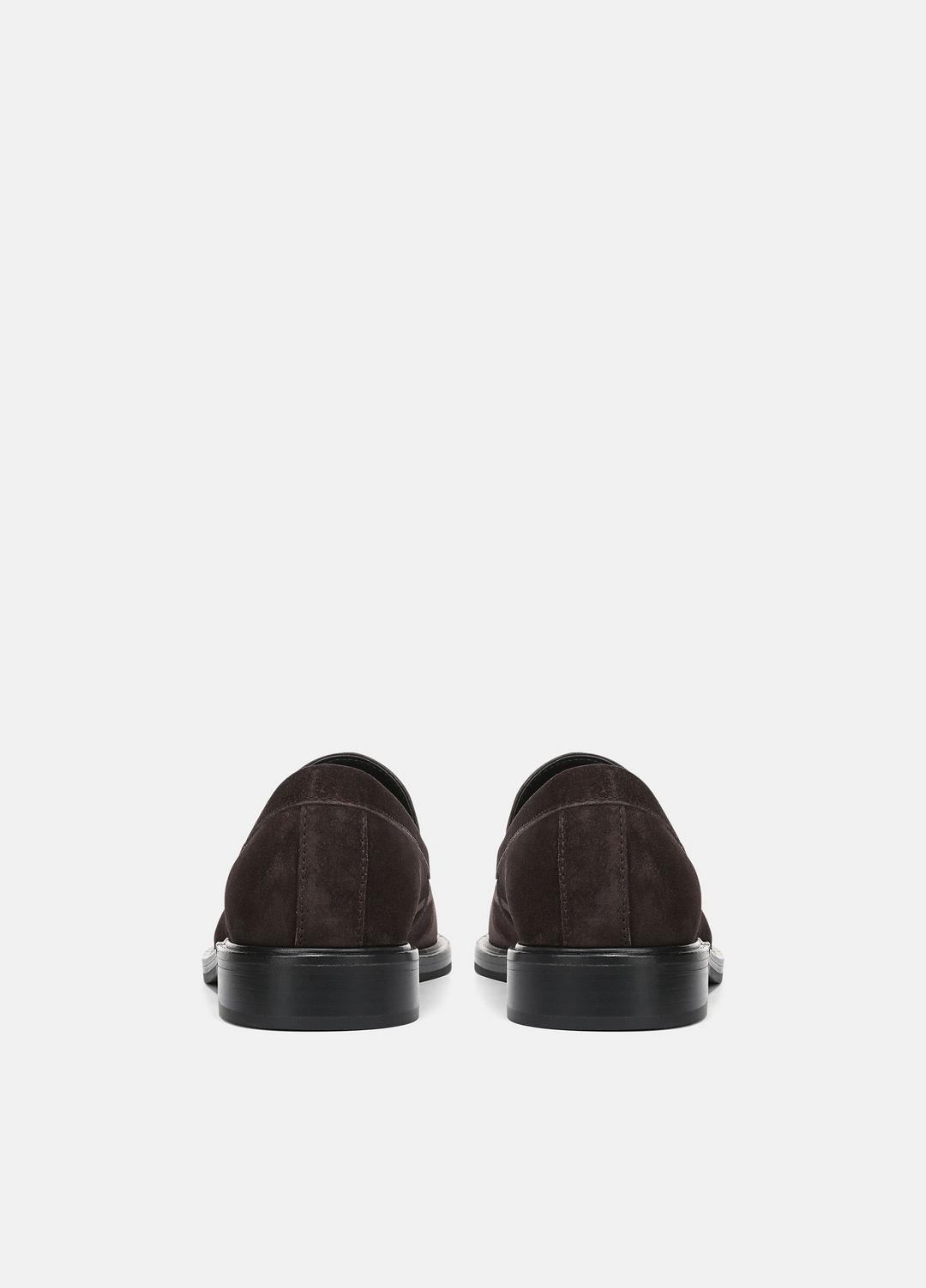 VINCE | Grant Suede Loafer in Loafers - COCOA BROWN