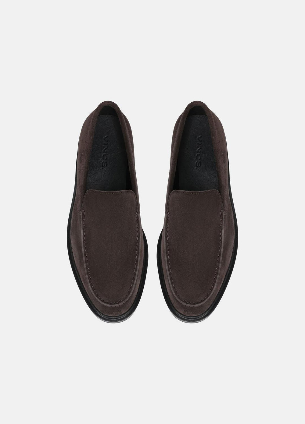 VINCE | Grant Suede Loafer in Loafers - COCOA BROWN