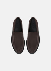 VINCE | Grant Suede Loafer in Loafers - COCOA BROWN