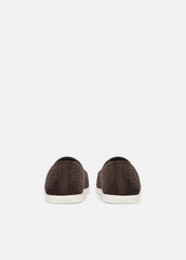 VINCE | Sonoma Woven Suede Loafer in Loafers - COCOA BROWN