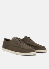 VINCE | Spencer Suede Oxford in Loafers - DARK ROAST