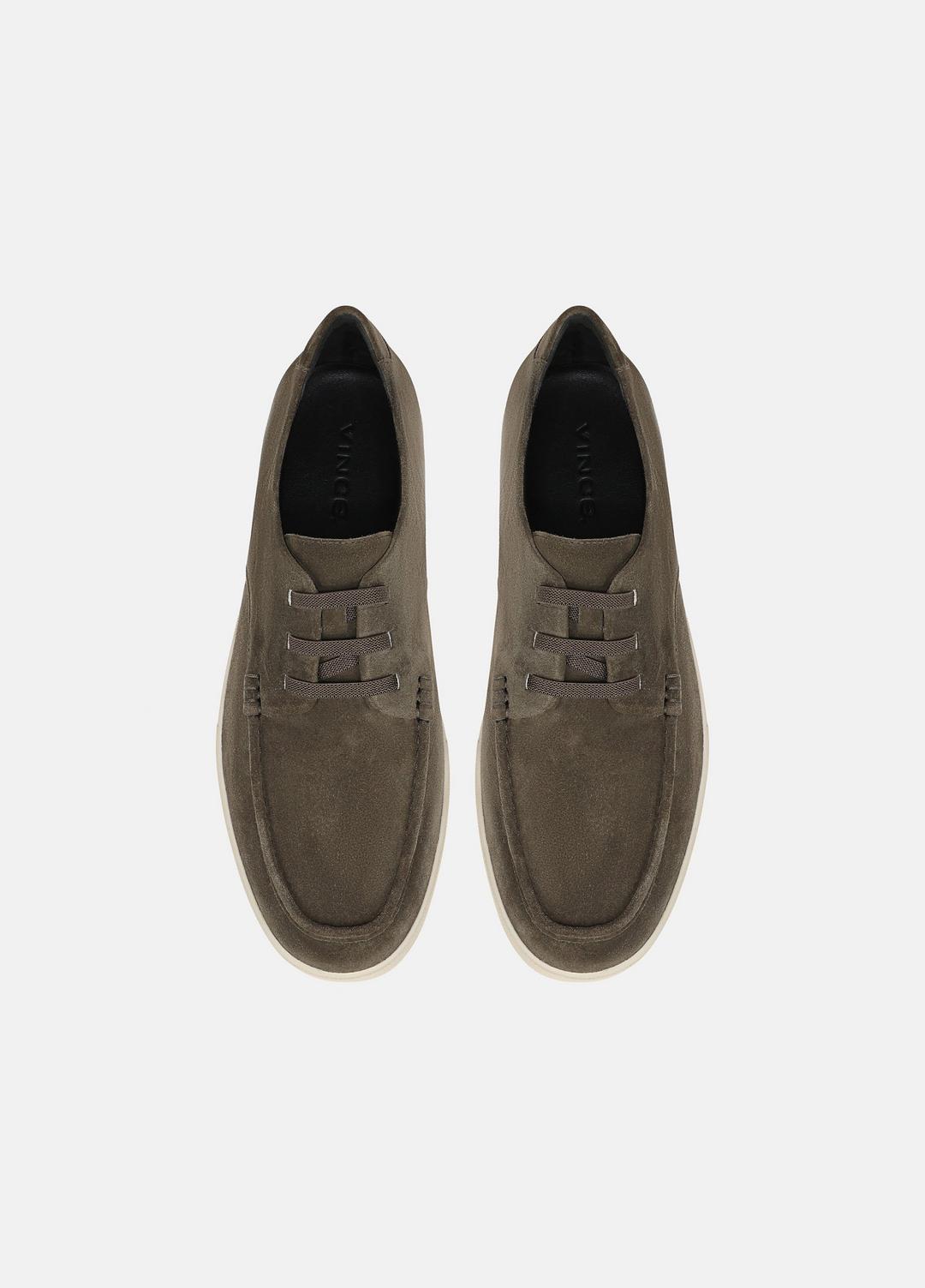 VINCE | Spencer Suede Oxford in Loafers - DARK ROAST