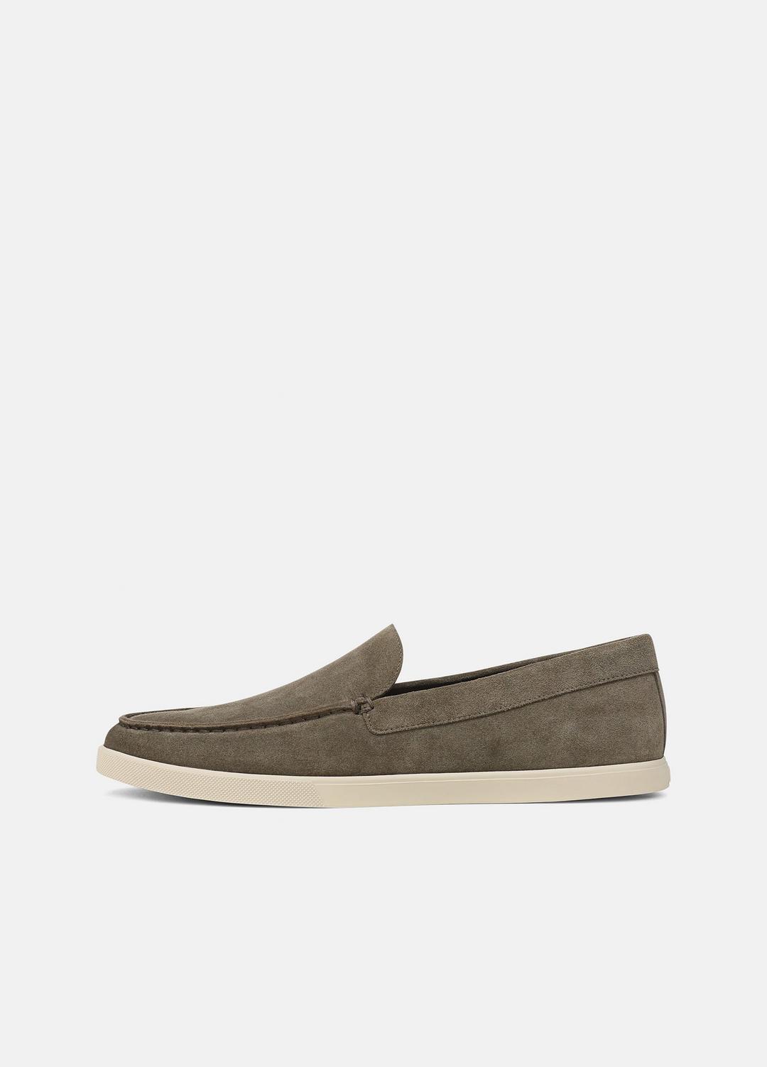 VINCE | Sonoma Suede Loafer in Loafers - DARK ROAST