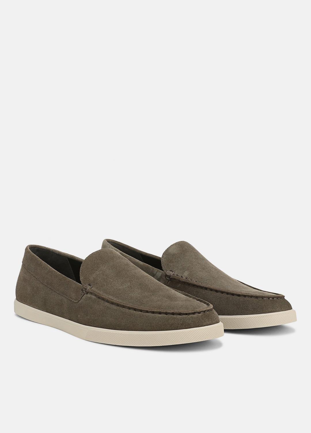 VINCE | Sonoma Suede Loafer in Loafers - DARK ROAST