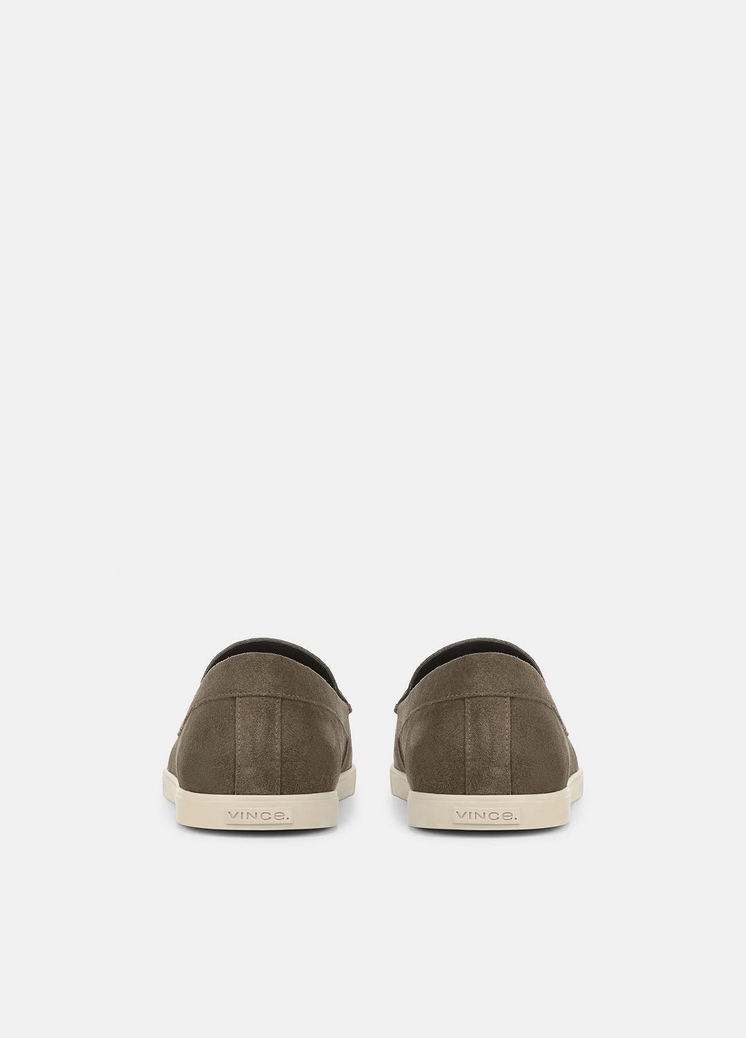 VINCE | Sonoma Suede Loafer in Loafers - DARK ROAST