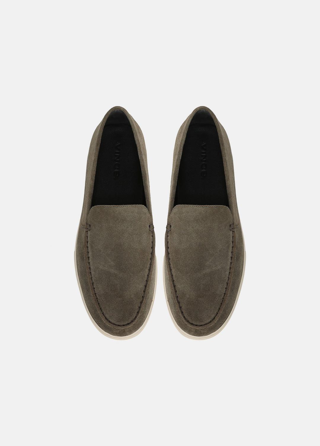 VINCE | Sonoma Suede Loafer in Loafers - DARK ROAST