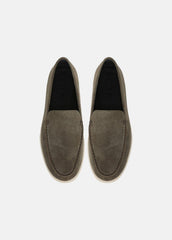 VINCE | Sonoma Suede Loafer in Loafers - DARK ROAST