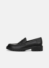 VINCE | Delmore Leather Lug-Sole Loafer in Loafers - BLACK