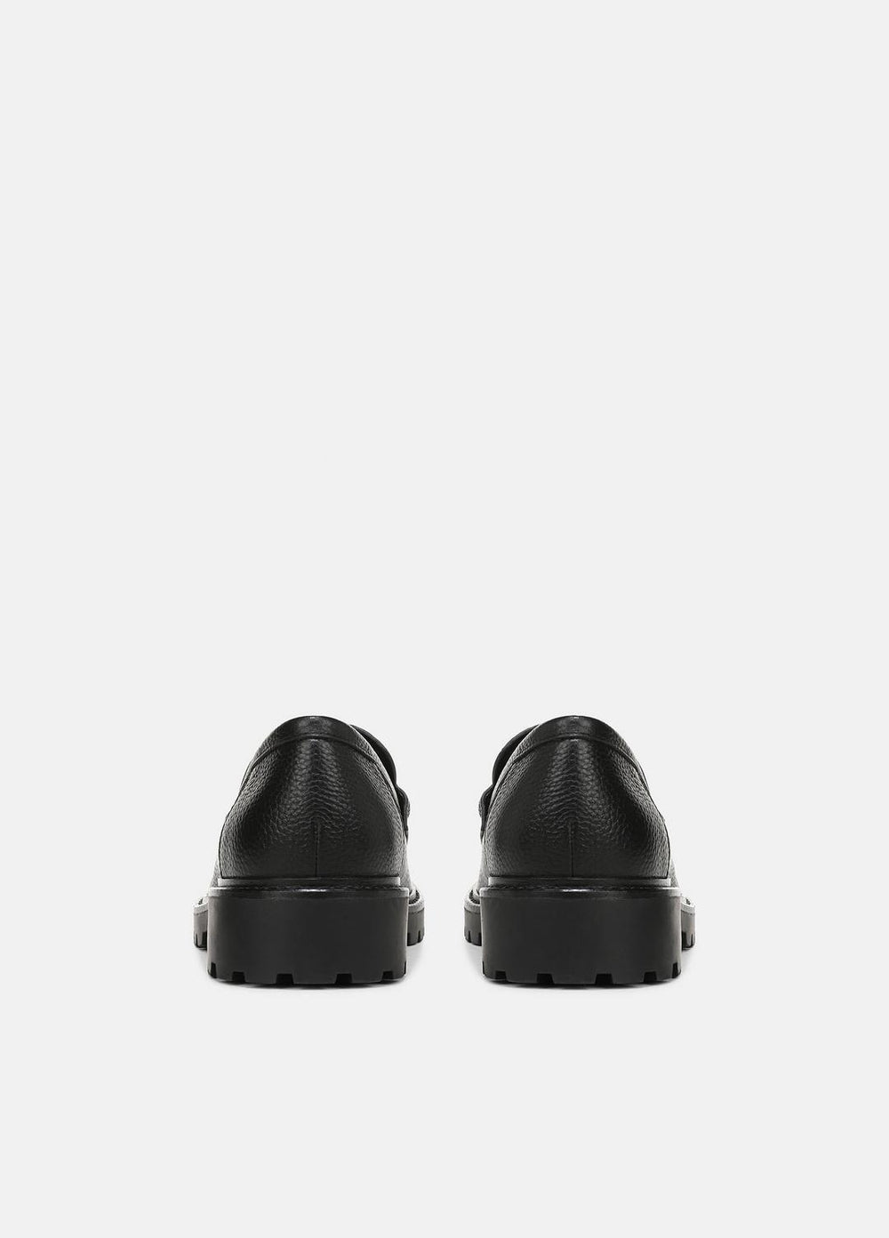 VINCE | Delmore Leather Lug-Sole Loafer in Loafers - BLACK