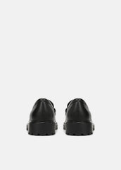 VINCE | Delmore Leather Lug-Sole Loafer in Loafers - BLACK