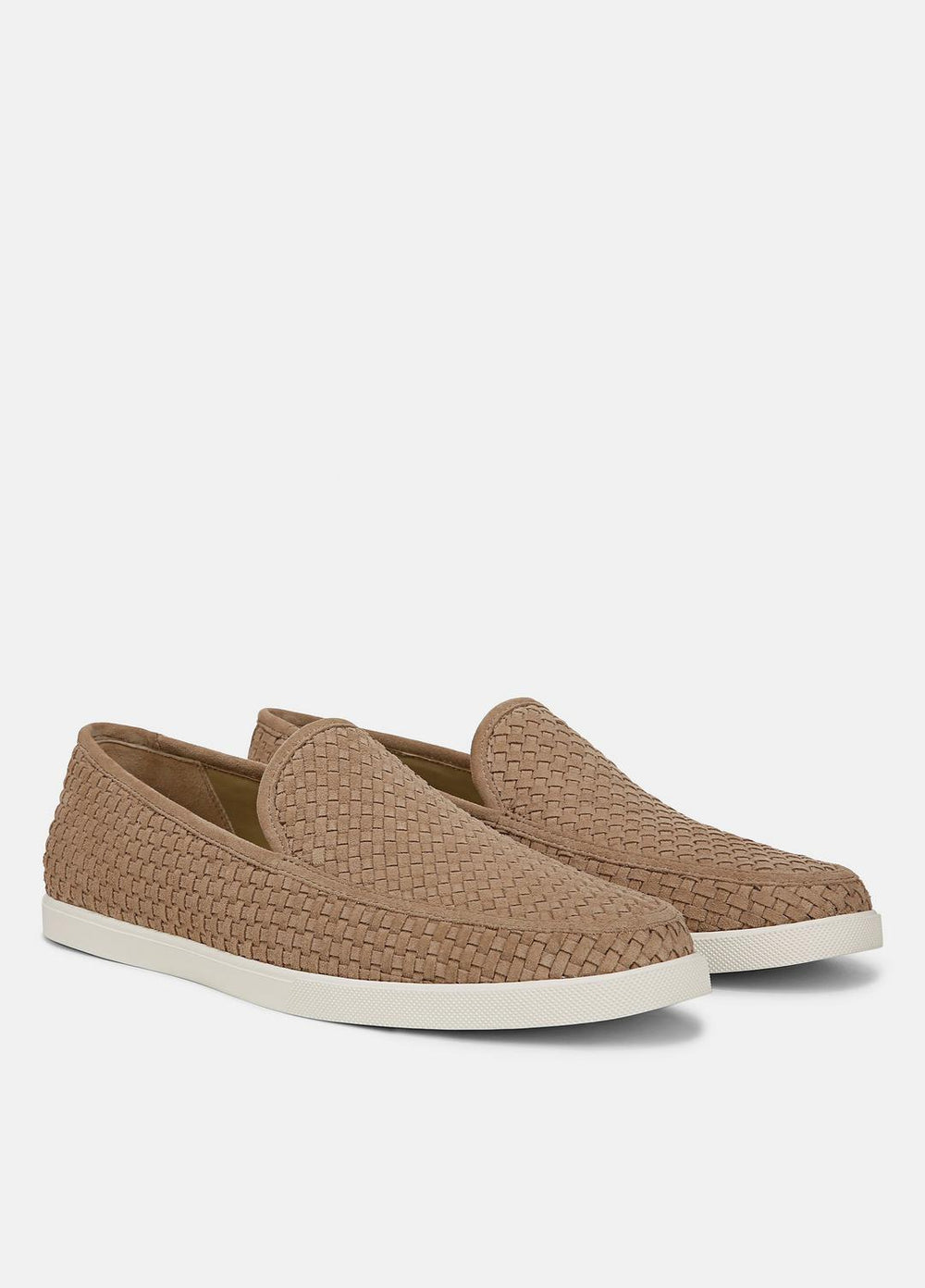 VINCE | Sonoma Woven Suede Loafer in Loafers - NEW CAMEL
