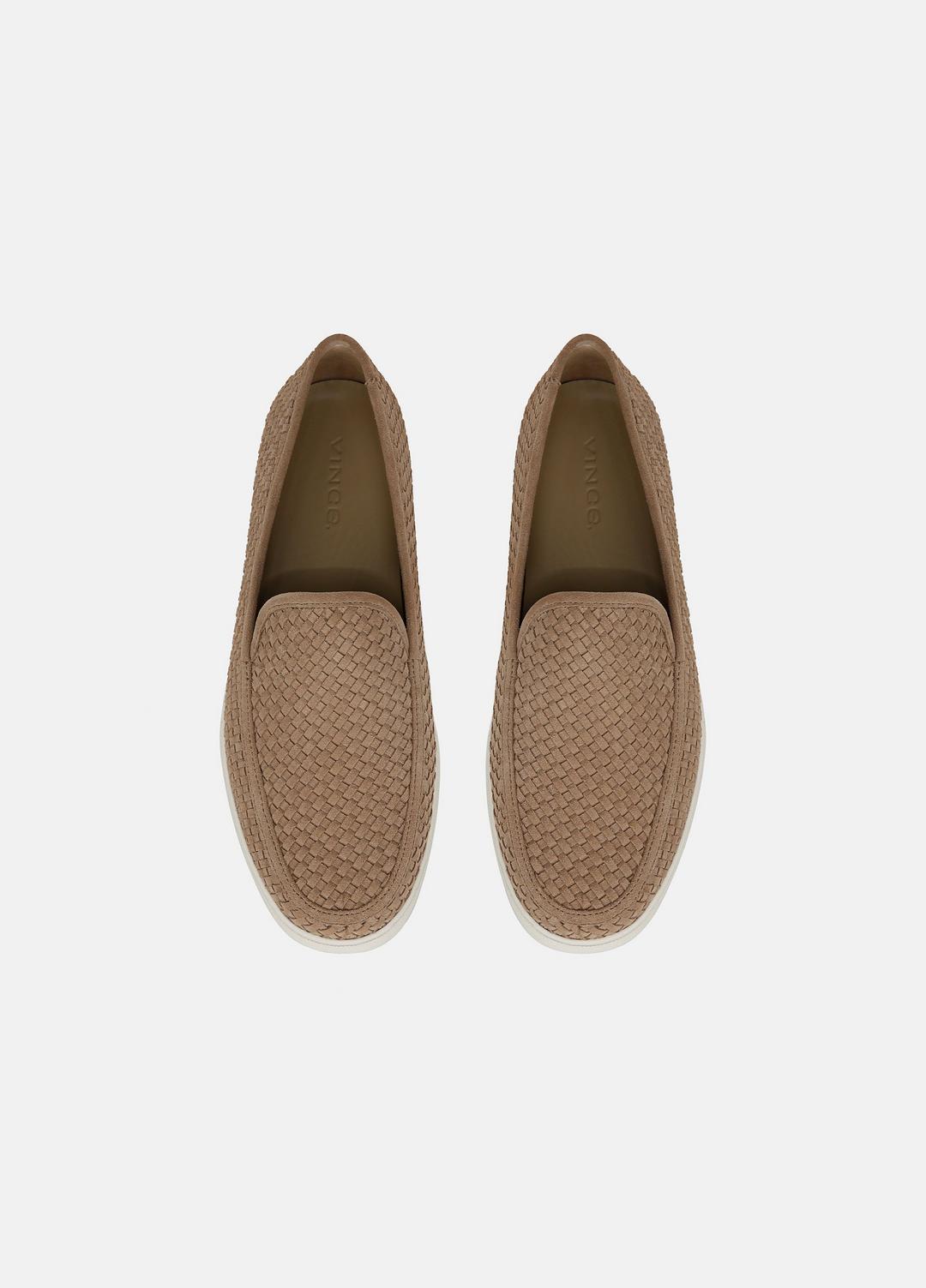 VINCE | Sonoma Woven Suede Loafer in Loafers - NEW CAMEL