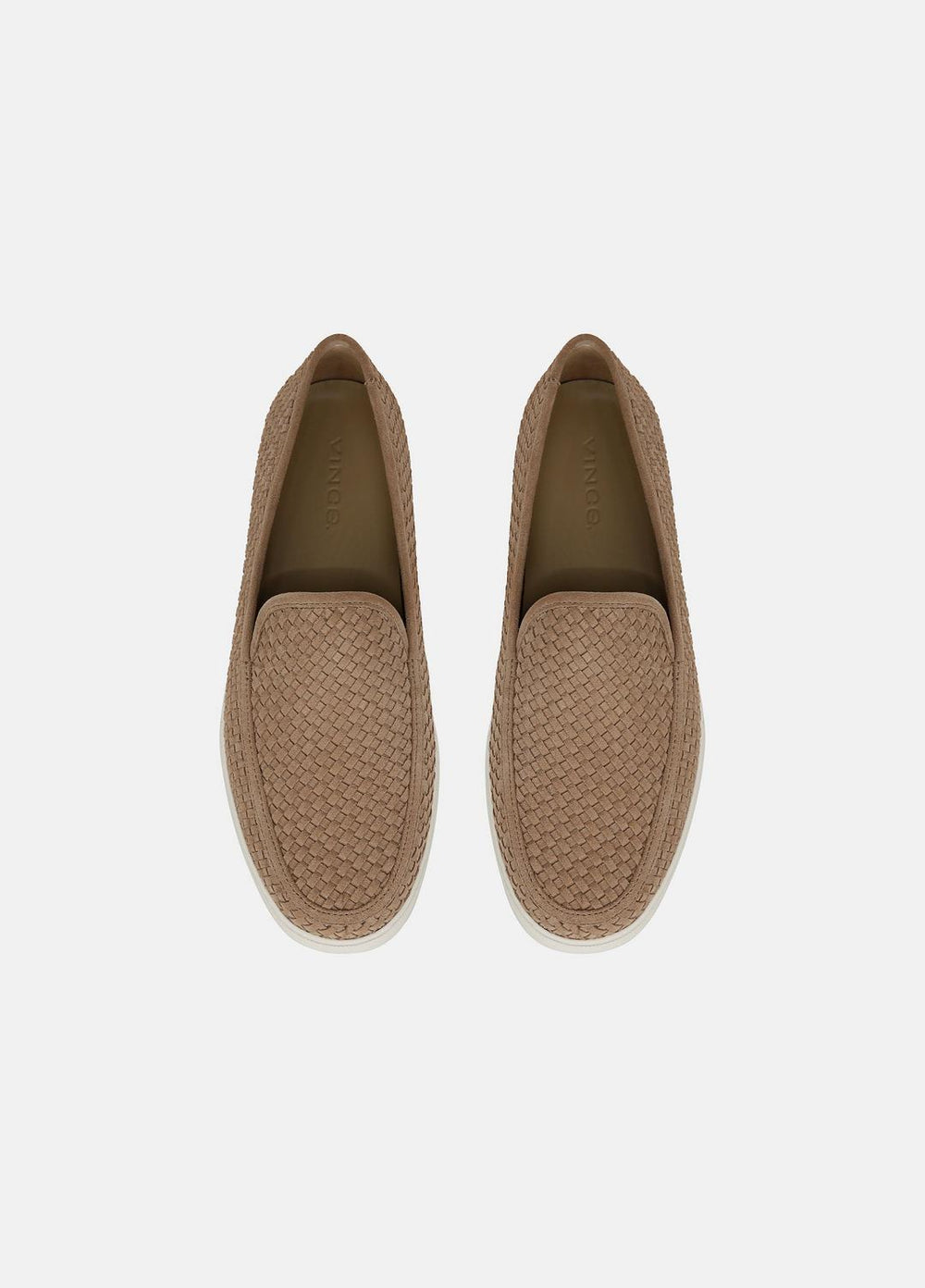 VINCE | Sonoma Woven Suede Loafer in Loafers - NEW CAMEL