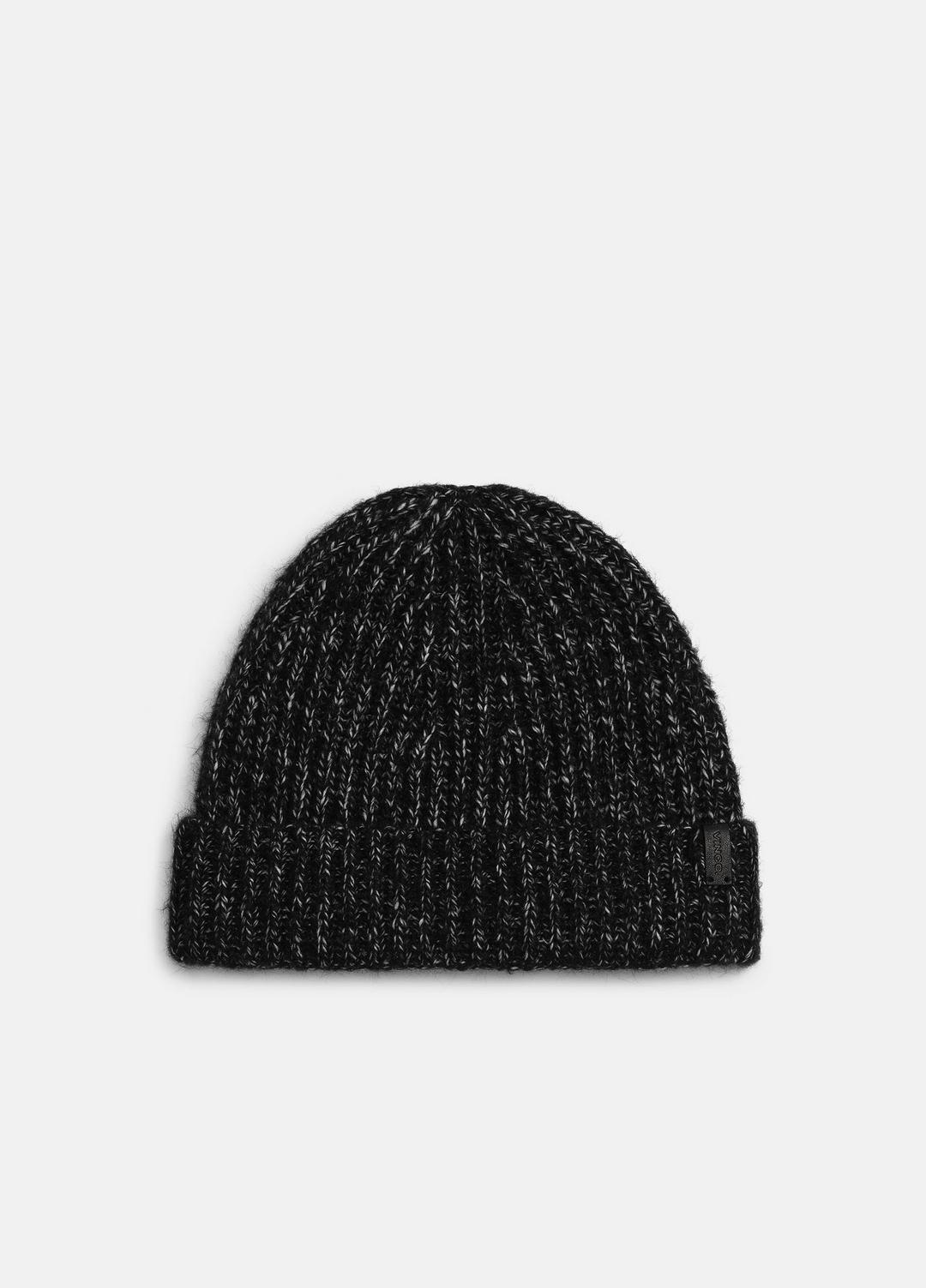 VINCE | Cardigan-Stitch Beanie in Scarves & Hats - HEATHER MARBLE