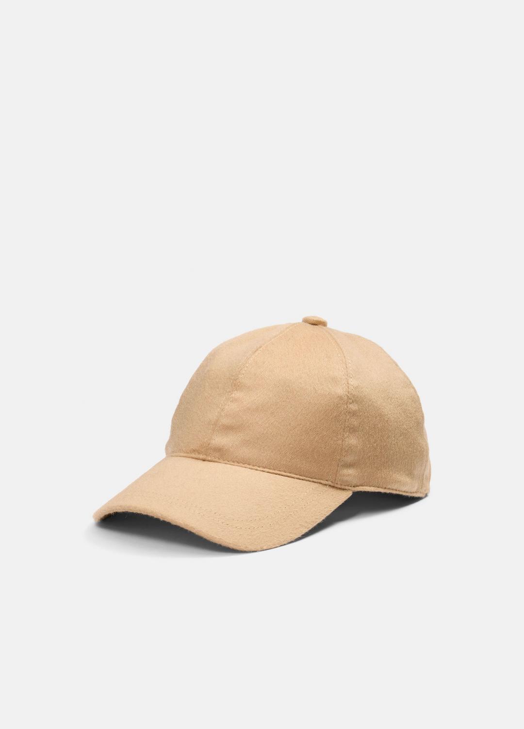 VINCE | Cashmere Baseball Cap in Scarves & Hats - CAMEL