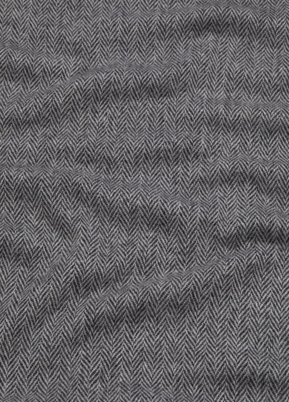 VINCE | Herringbone Cashmere Scarf in Scarves & Hats - WHITE/BLACK