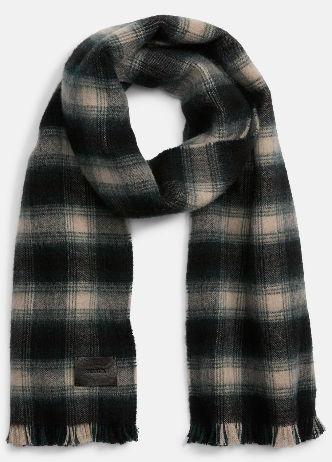 VINCE | Brushed Plaid Wool Scarf in Scarves & Hats - COUNTRY RACER